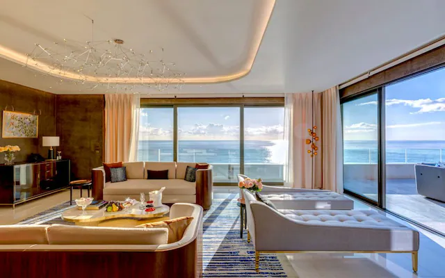 Grand Royal Monaco luxurious room interior with elegant furnishings